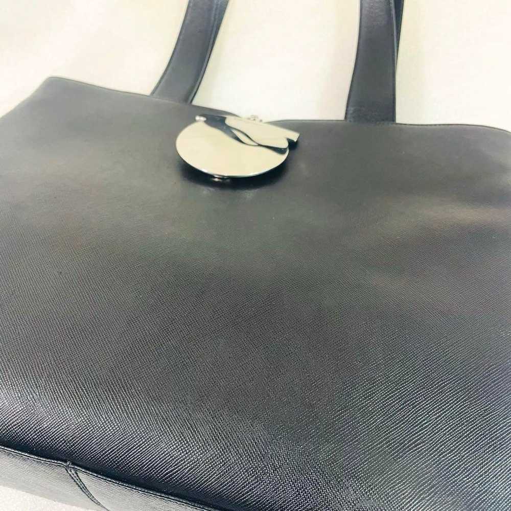 Salvatore Ferragamo Tote Bag Gancini Black Leathe… - image 10