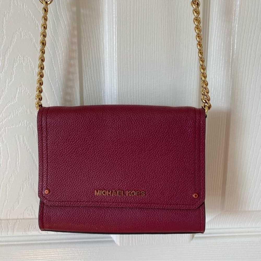 Maroon Michael Kors Small Crossbody - image 1