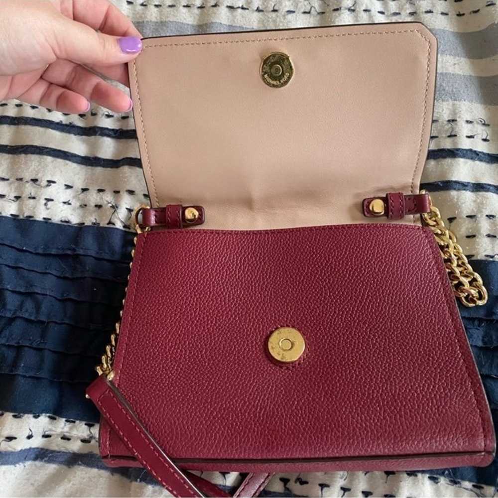 Maroon Michael Kors Small Crossbody - image 4