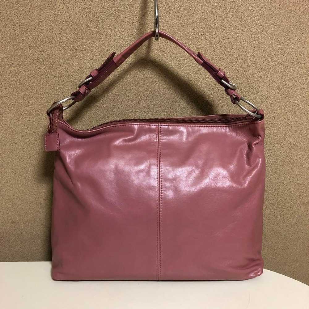 High-quality genuine leather ART BERG red bean so… - image 5