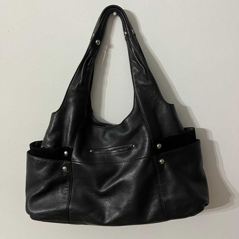 B. Makowsky leather handbag - image 6