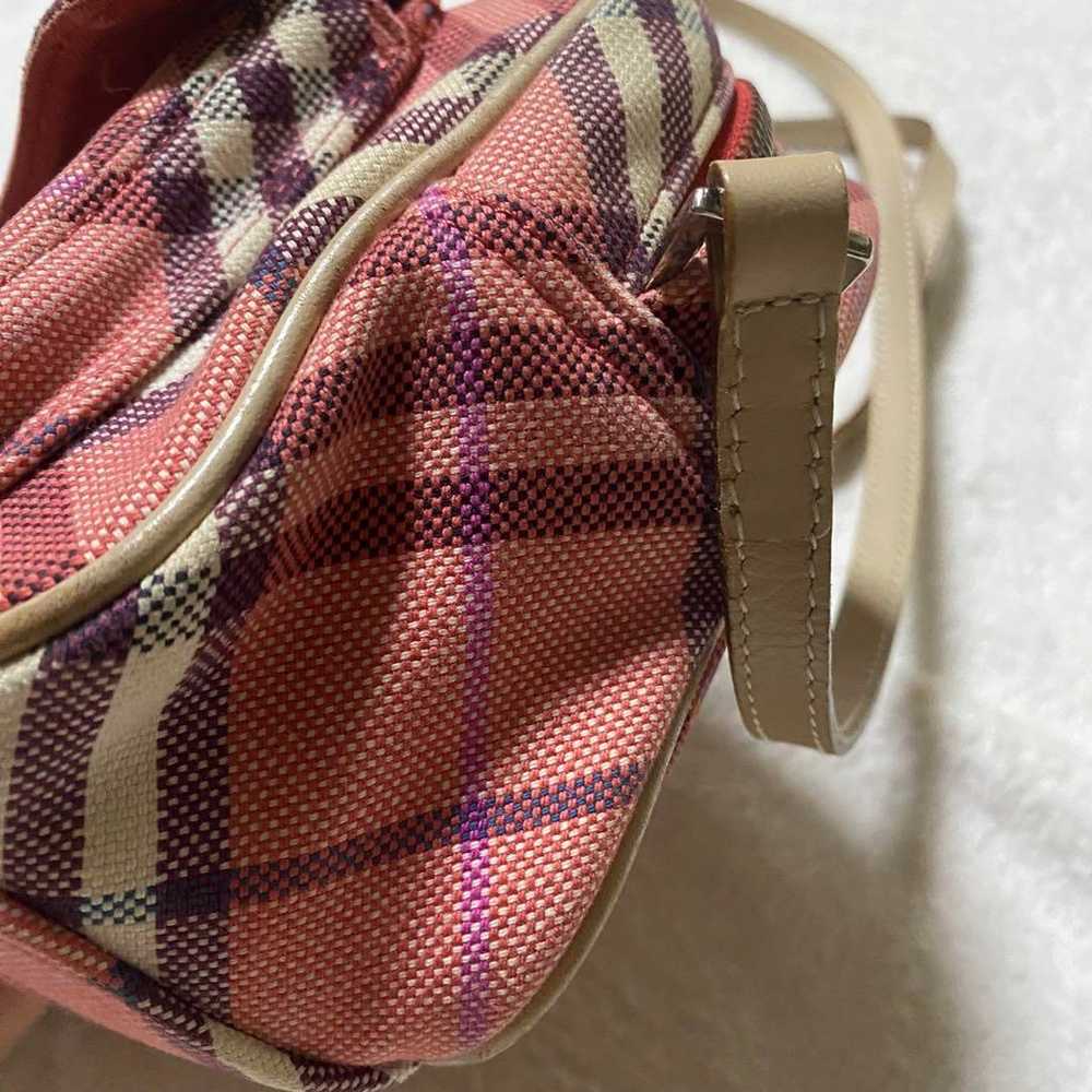 Burberry Blue Label Shoulder Bag Nova Check Pink - image 4