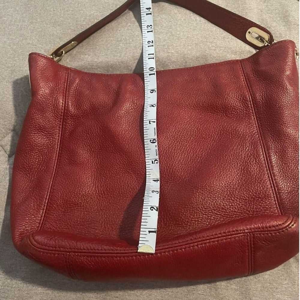 Michael Kors Red Leather Pebbled Hobo with Gold T… - image 3