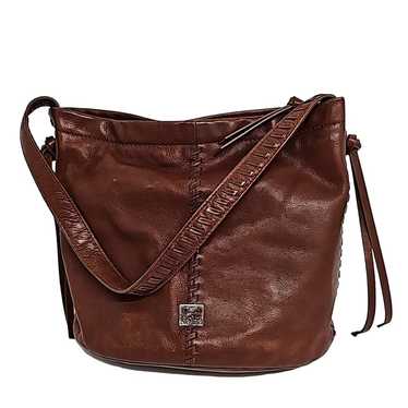 Kooba Cocoa Handcrafted in India Leather Hobo Bag 