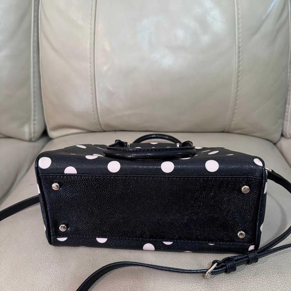 Kate Spade black and white polka dot purse - image 2