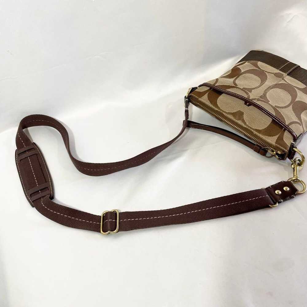 Brand new authentic Coach shoulder bag with signa… - image 8