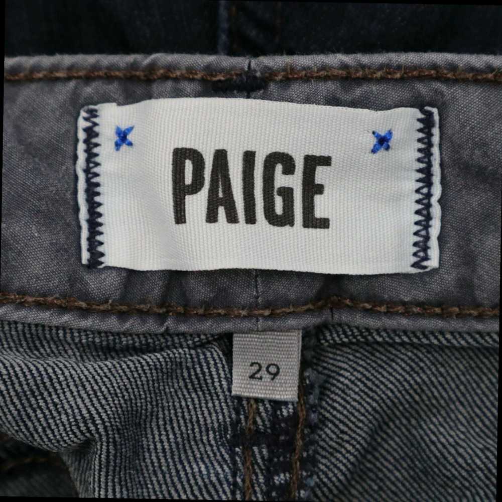 Paige Skyline Blue Stretch Denim Mid Rise Paige S… - image 3