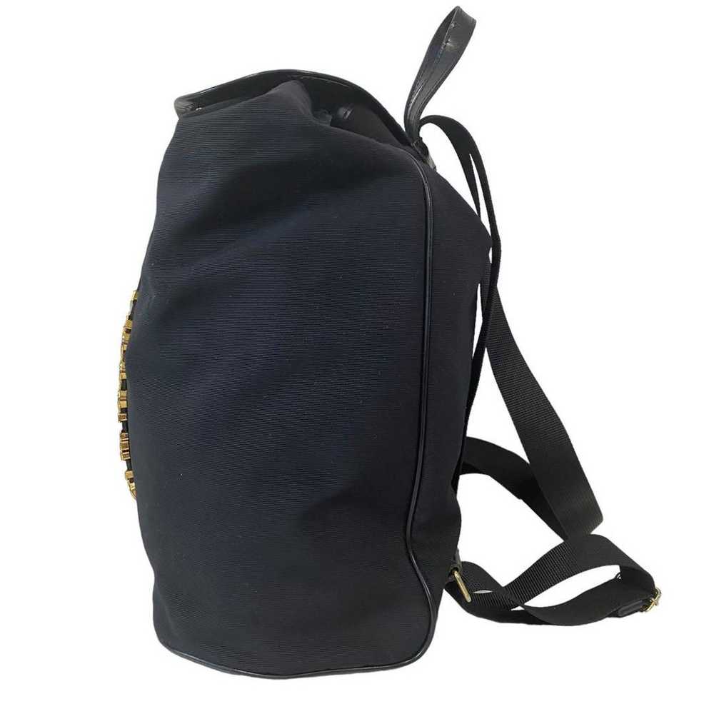 MOSCHINO Moschino Backpack Nylon Drawstring Black… - image 3