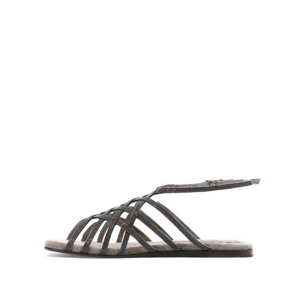 Brunello Cucinelli Leather sandals - image 3