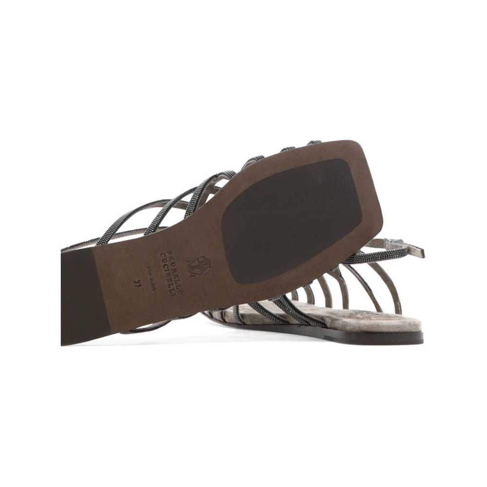 Brunello Cucinelli Leather sandals - image 5