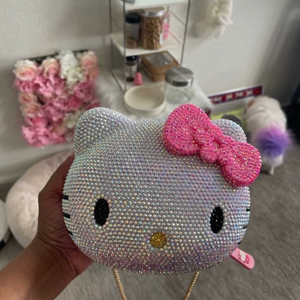 Hello Kitty Crystal Rhinestones Shoulder Bag - image 1