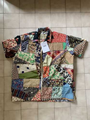 Bode Bode Patchwork Quilt Button Up Shirt