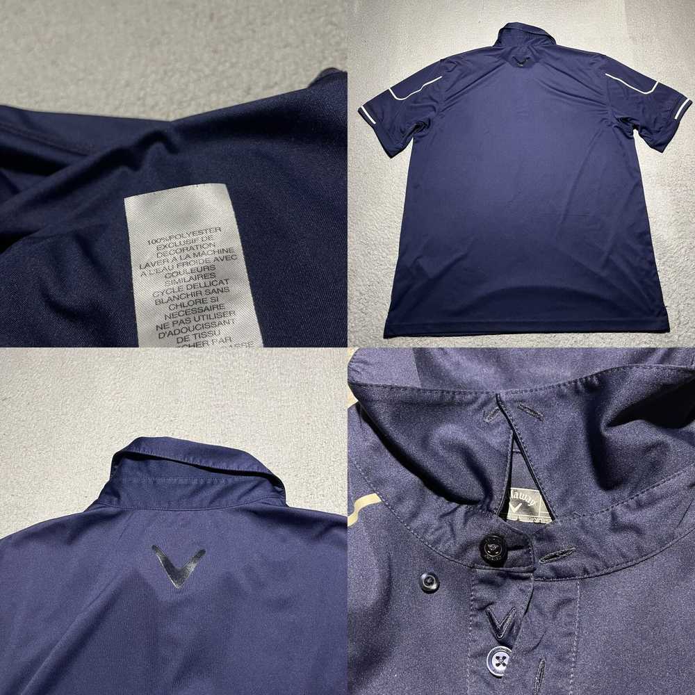 Callaway Men's XL Blue Short Sleeve Stretch Polo … - image 8