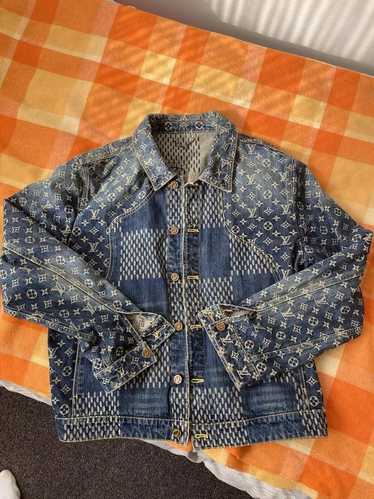 Vintage -Louis-Vuitton-Monogram Denim Jacket