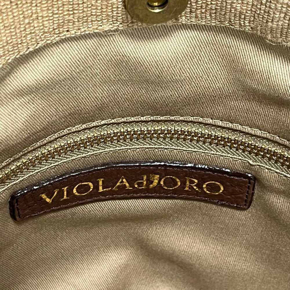 Unused class VIOLAd'ORO Viola d'Oro basket bag to… - image 11