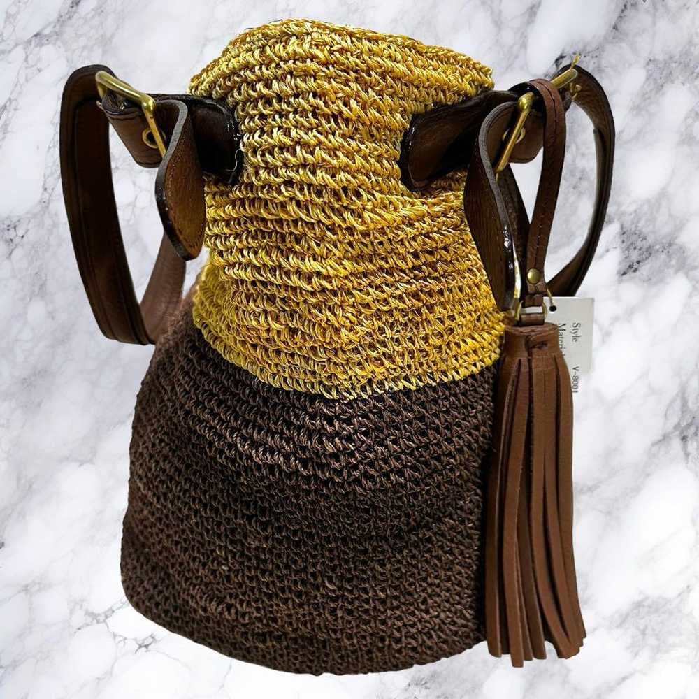 Unused class VIOLAd'ORO Viola d'Oro basket bag to… - image 6