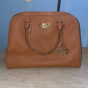 Michael Kors satchel bag luggage brown 35S3GSAS3L - image 1