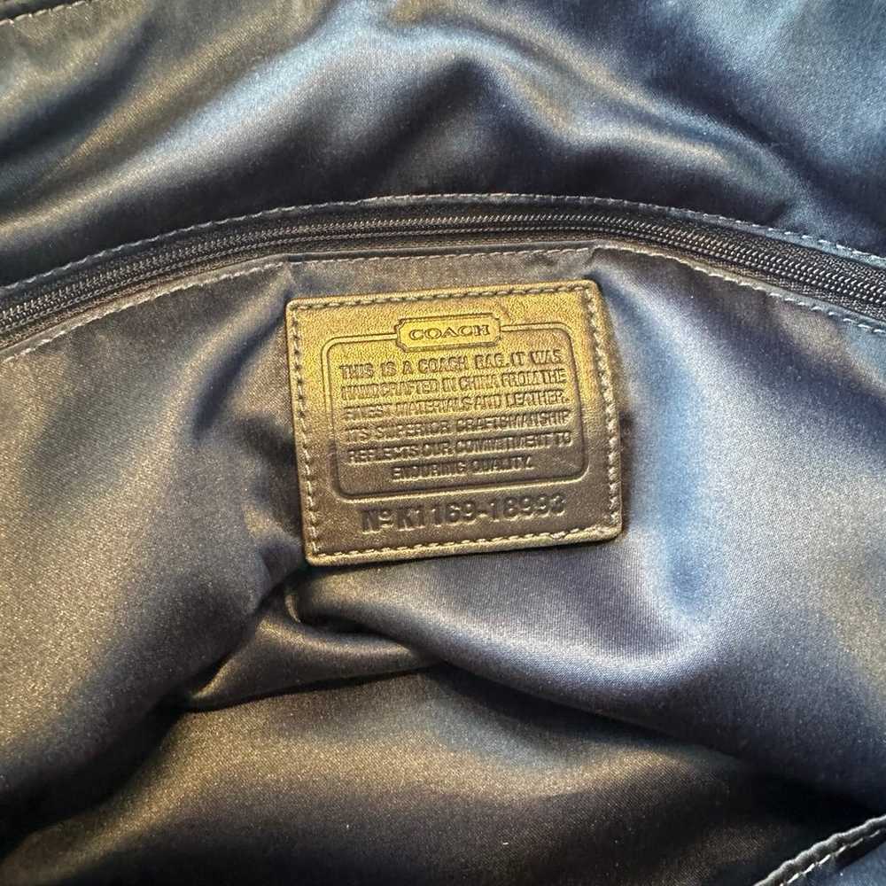 Coach denim bag - image 8