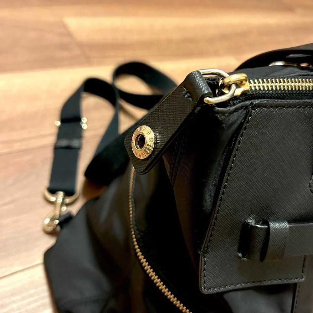 Henri Bendel 3-way bag in black with a backpack a… - image 12