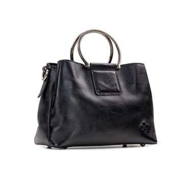 Patricia Nash Empoli Black Leather Satchel