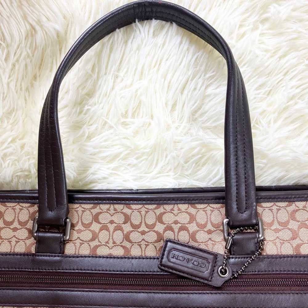 【Excellent Condition】COACH Mini Signature 2way Sh… - image 10