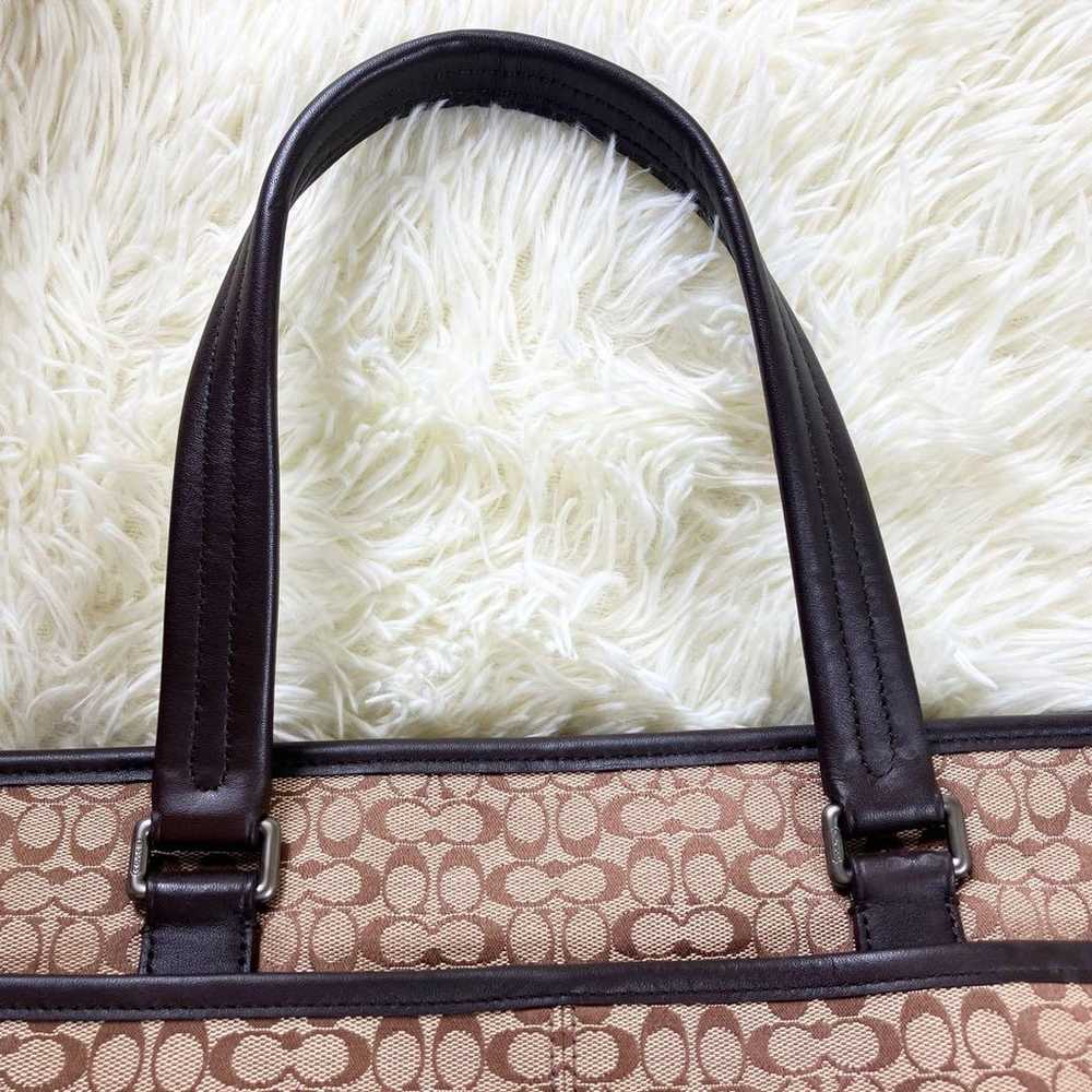 【Excellent Condition】COACH Mini Signature 2way Sh… - image 12