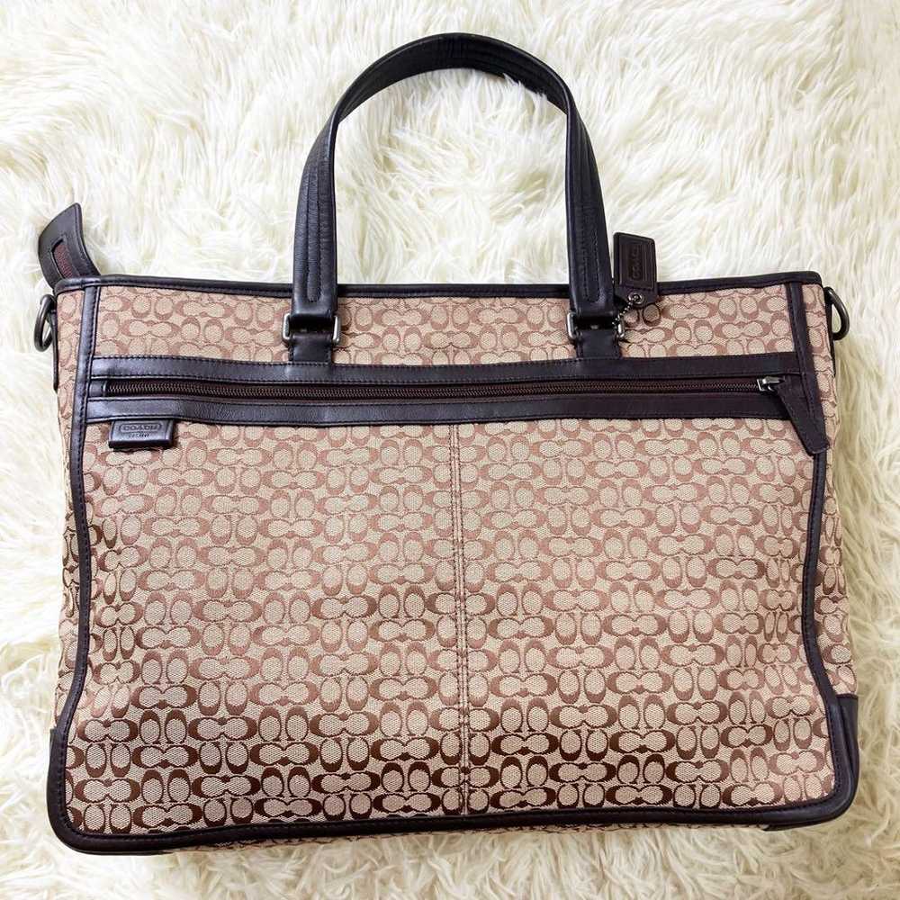 【Excellent Condition】COACH Mini Signature 2way Sh… - image 5