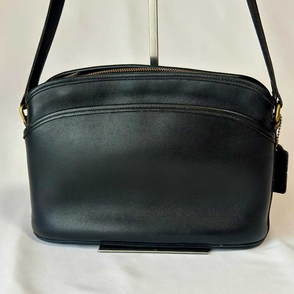 ★Great Condition★ Old Coach Shoulder Bag Black 99… - image 2