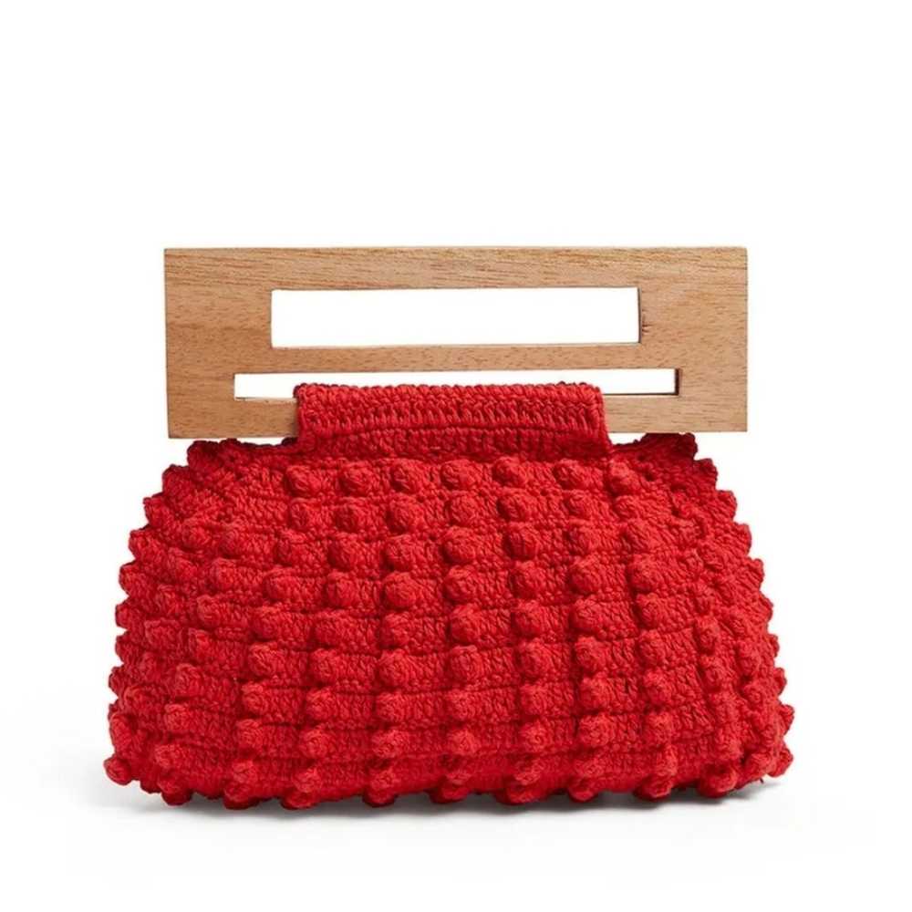 Cleobella Grenadine Tulum Crochet Knit Handbag - image 2