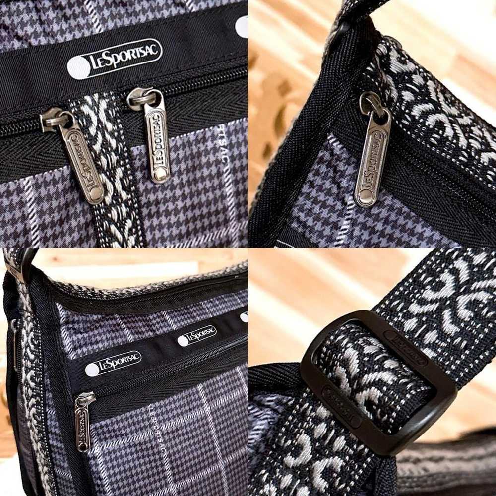 【LeSportsac】Chidori check pattern shoulder bag Ja… - image 6