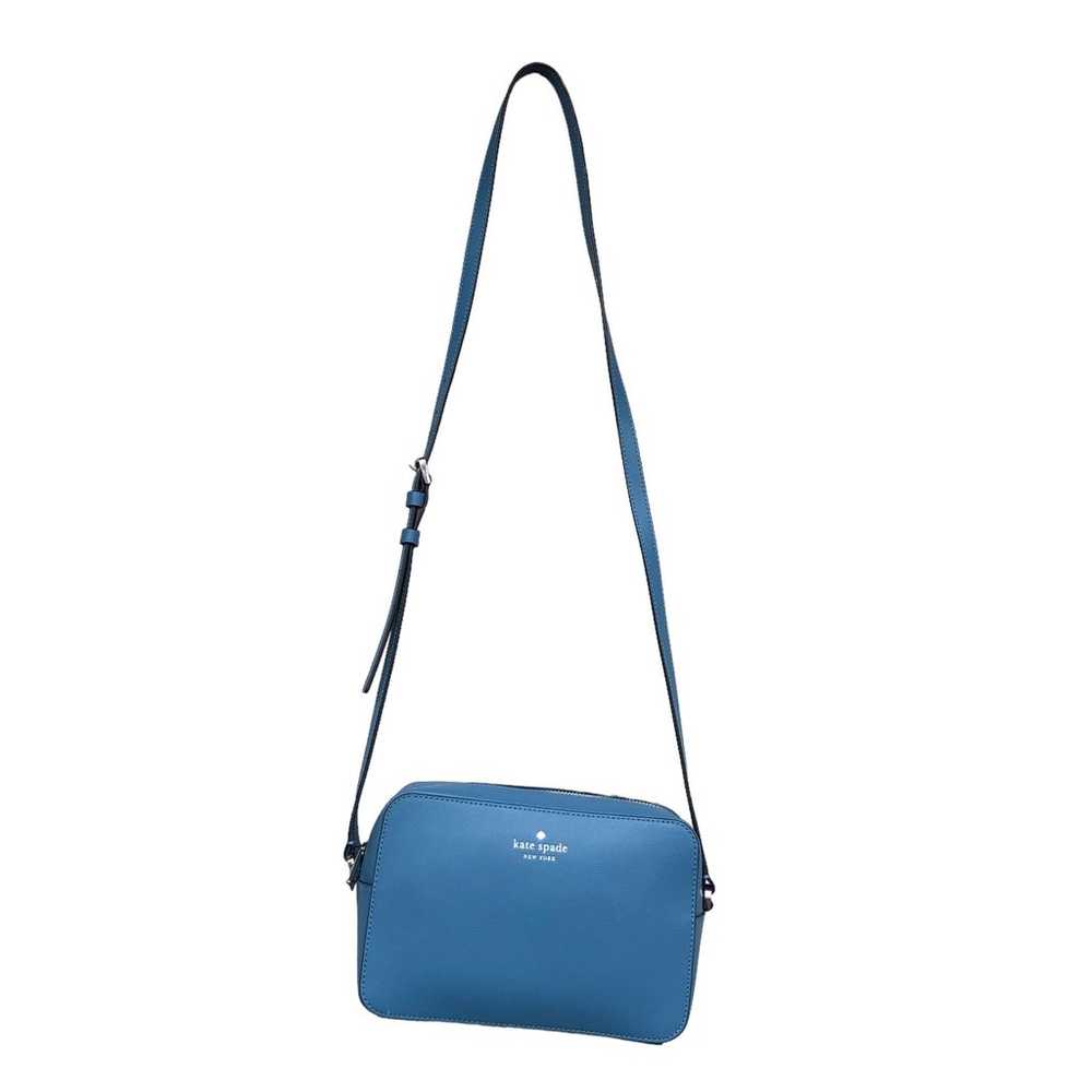 Kate Spade Harper Crossbody Blue Pocketbook Purse… - image 2