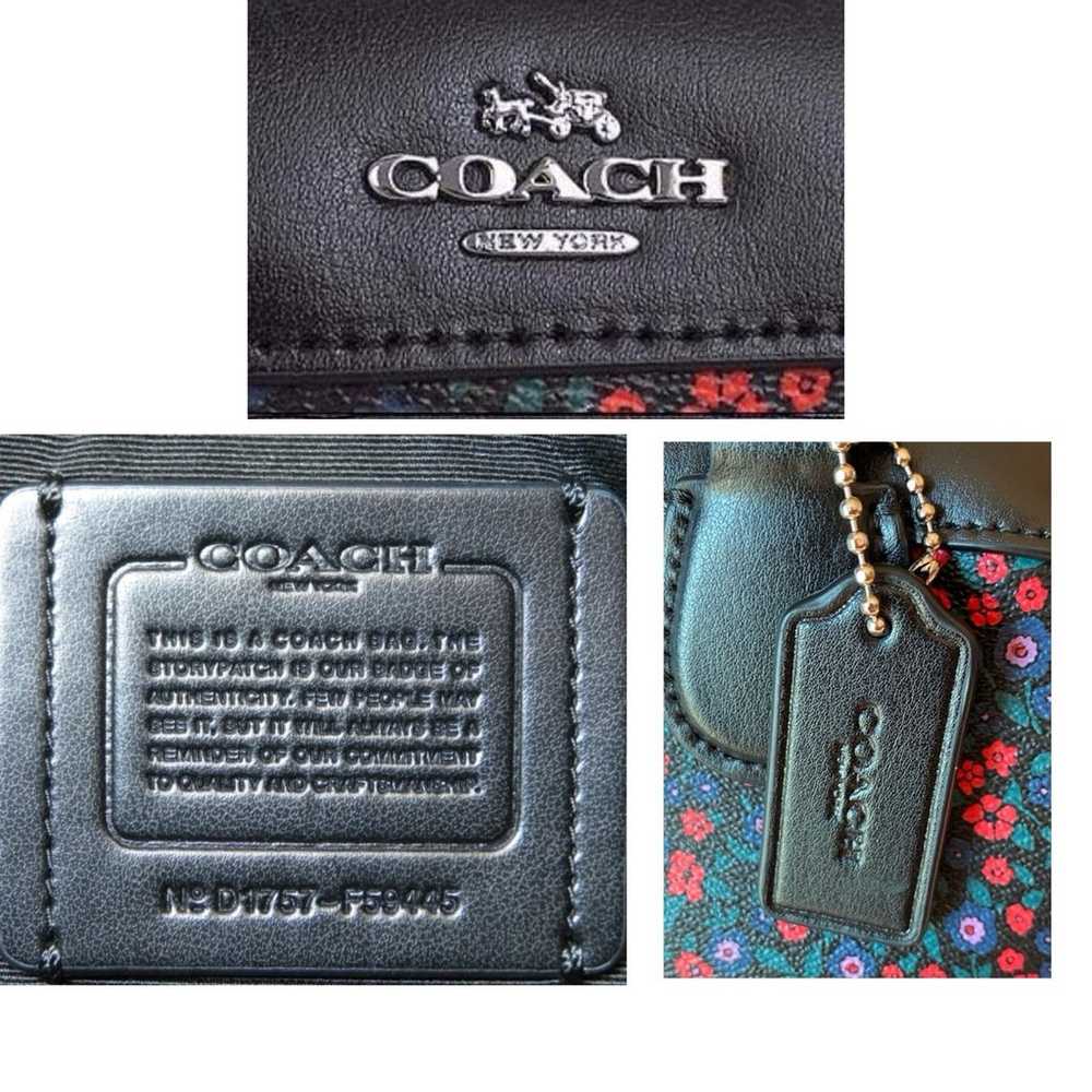 COACH Mini Bennett in Ranch Flower Coated Canvas … - image 12