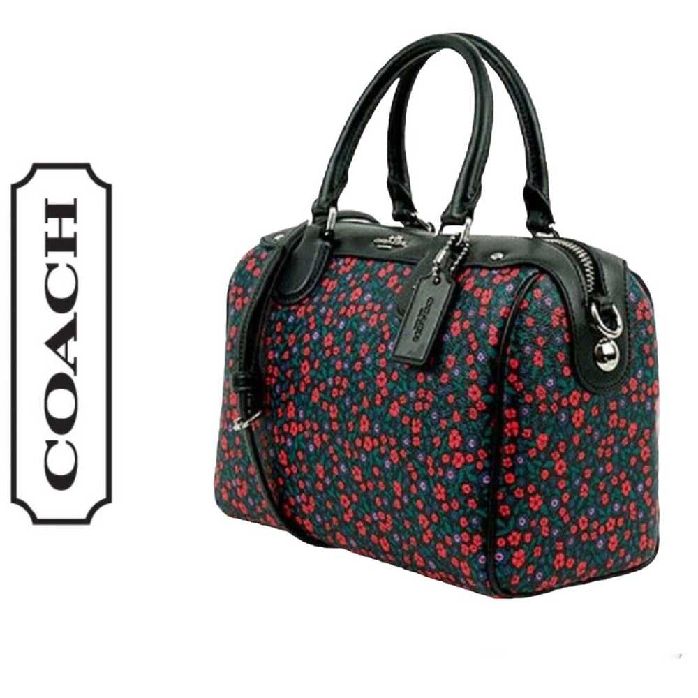 COACH Mini Bennett in Ranch Flower Coated Canvas … - image 1