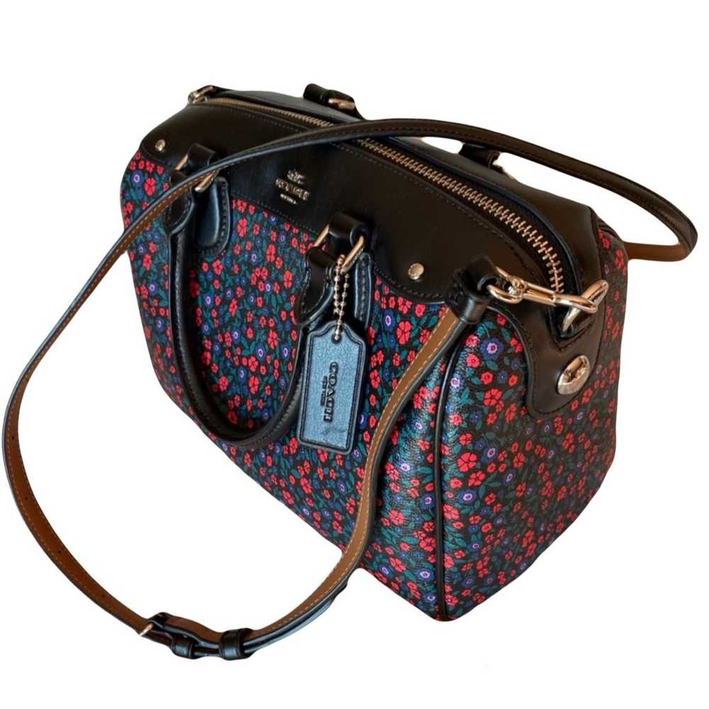 COACH Mini Bennett in Ranch Flower Coated Canvas … - image 2