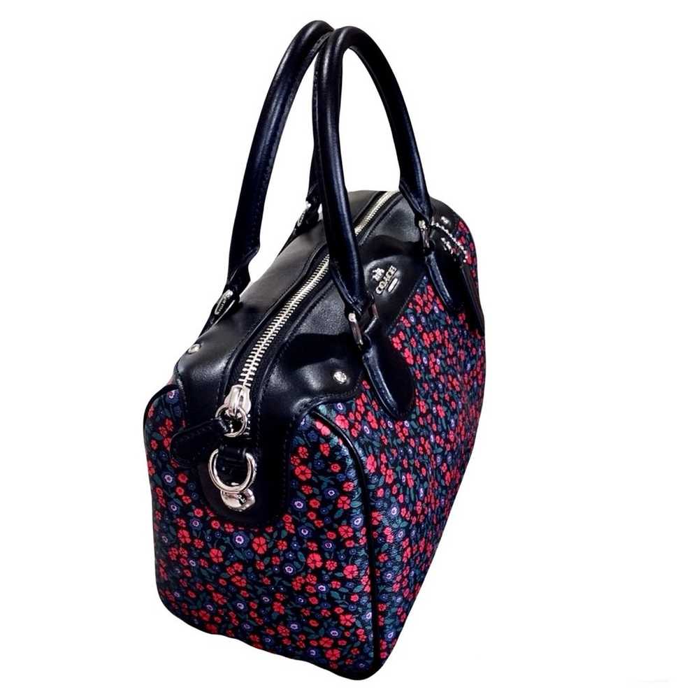 COACH Mini Bennett in Ranch Flower Coated Canvas … - image 3