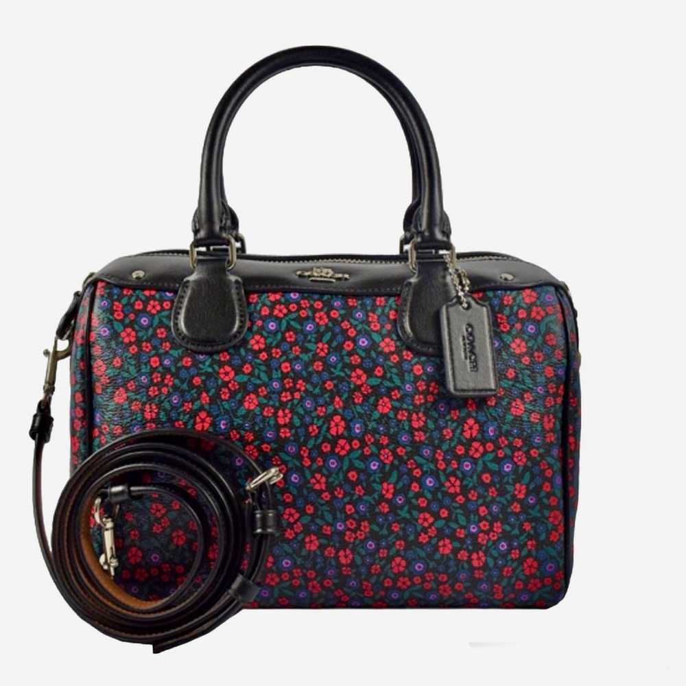 COACH Mini Bennett in Ranch Flower Coated Canvas … - image 4