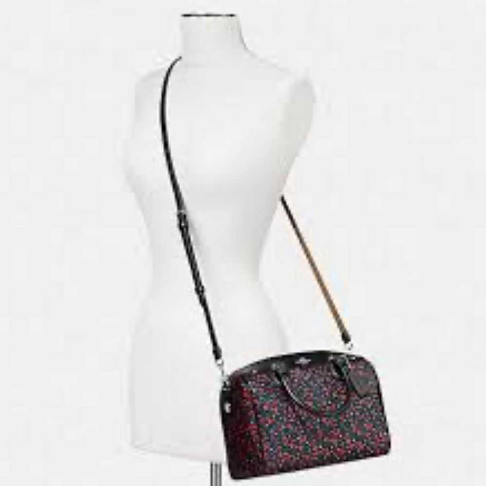 COACH Mini Bennett in Ranch Flower Coated Canvas … - image 6