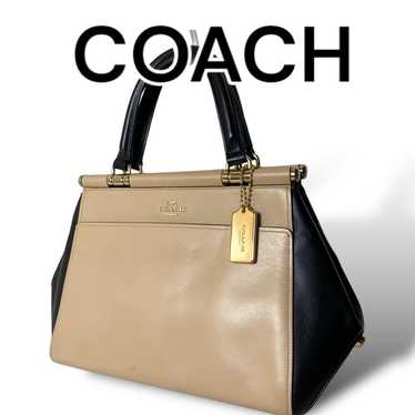 Brand new Coach handbag in beige leather for ladi… - image 1