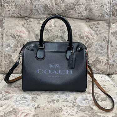 COACH mini Boston bag 2way handbag - image 1