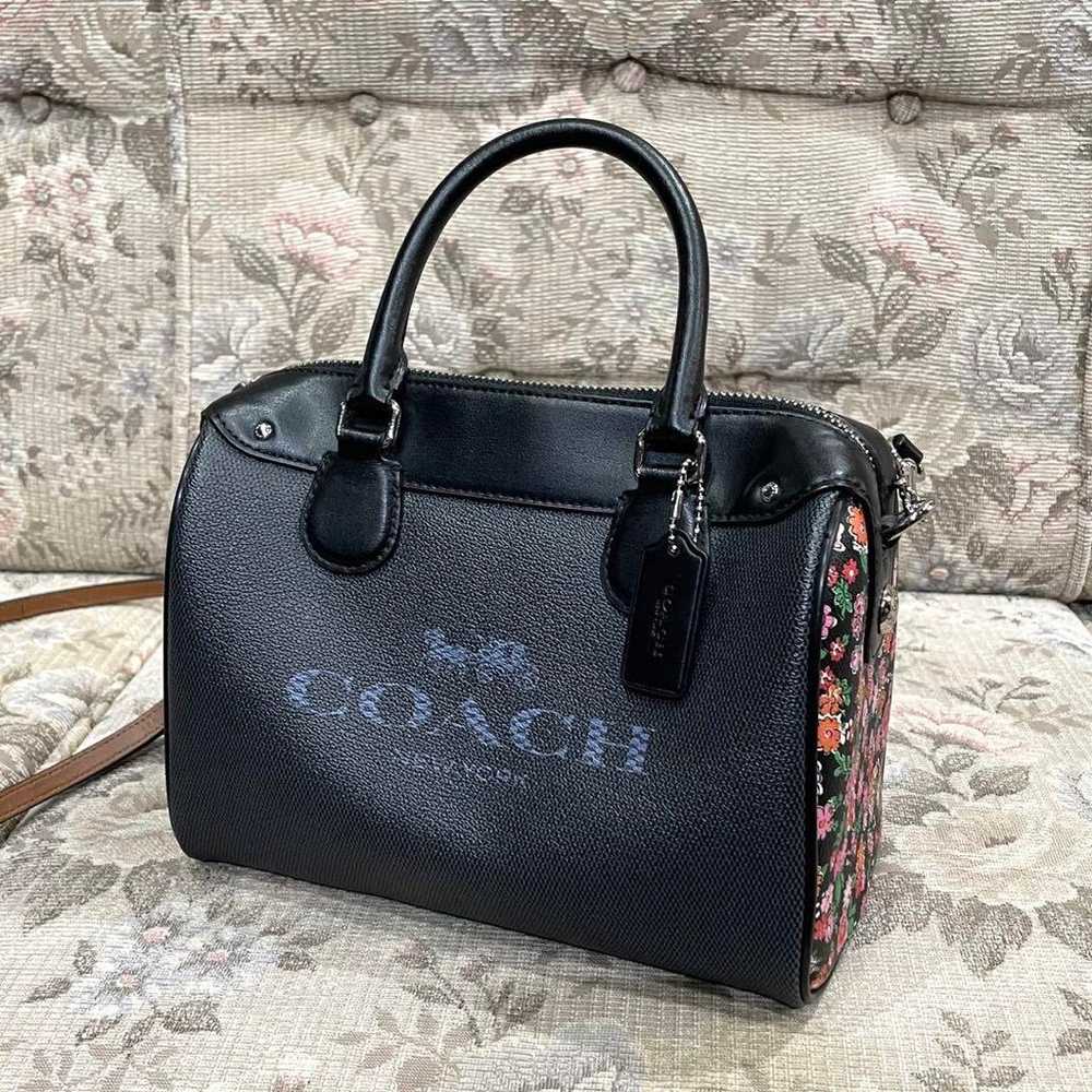 COACH mini Boston bag 2way handbag - image 8