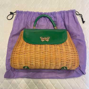 【Excellent condition】Anna Sui Handbag Cage Bag Su… - image 1