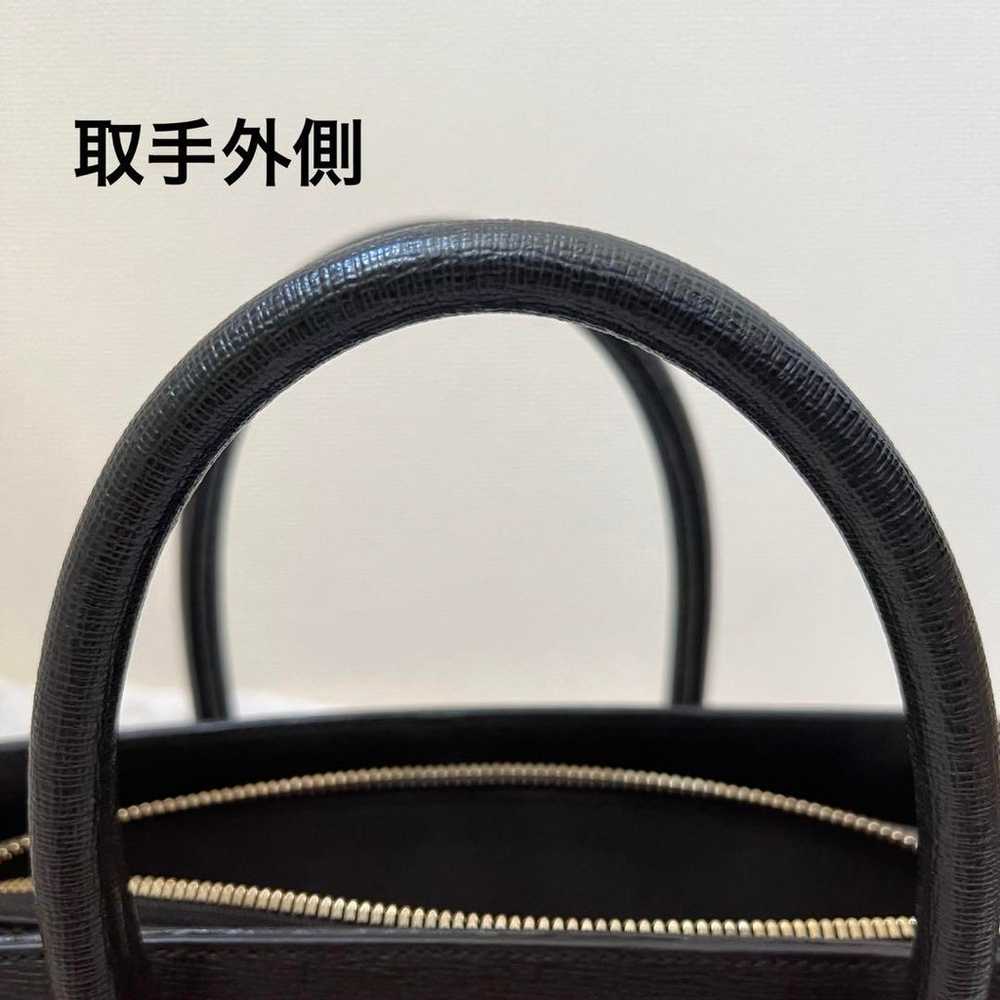 【Great Condition】FURLA Handbag Leather Black Tessa - image 5