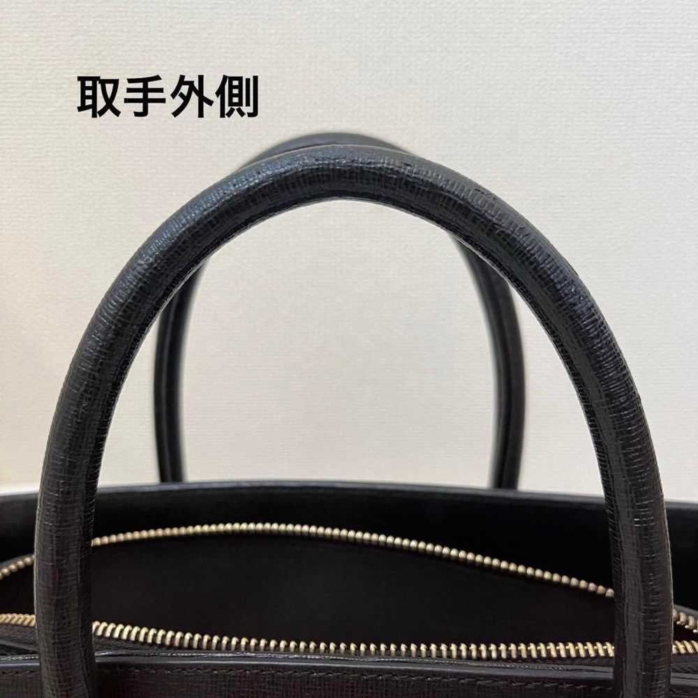 【Great Condition】FURLA Handbag Leather Black Tessa - image 6