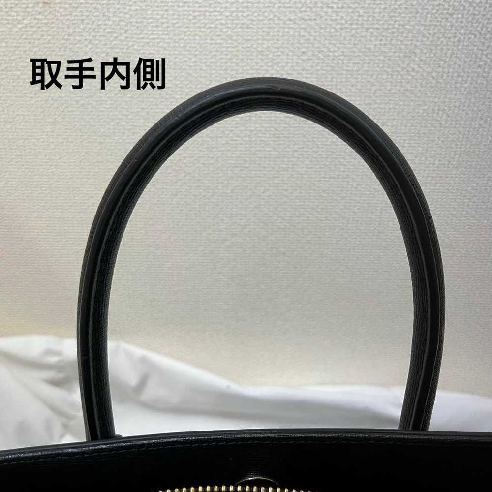 【Great Condition】FURLA Handbag Leather Black Tessa - image 8