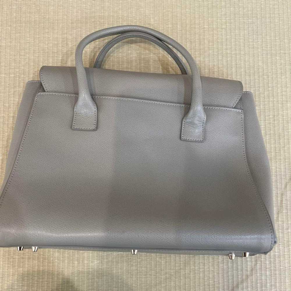 Furla gray leather handbag - image 3