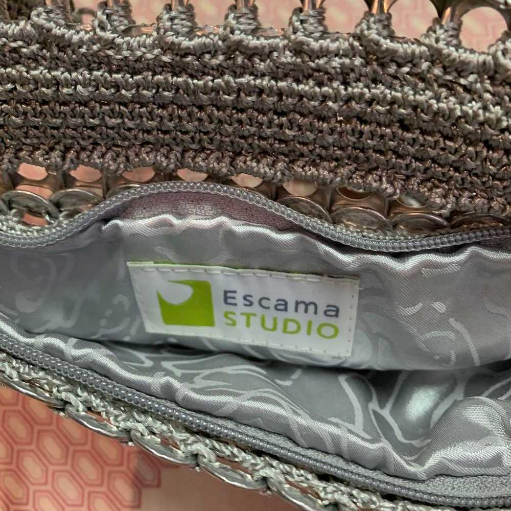 Bag Escama STUDIO Party Clutch Aluminum Pull Tab - image 5