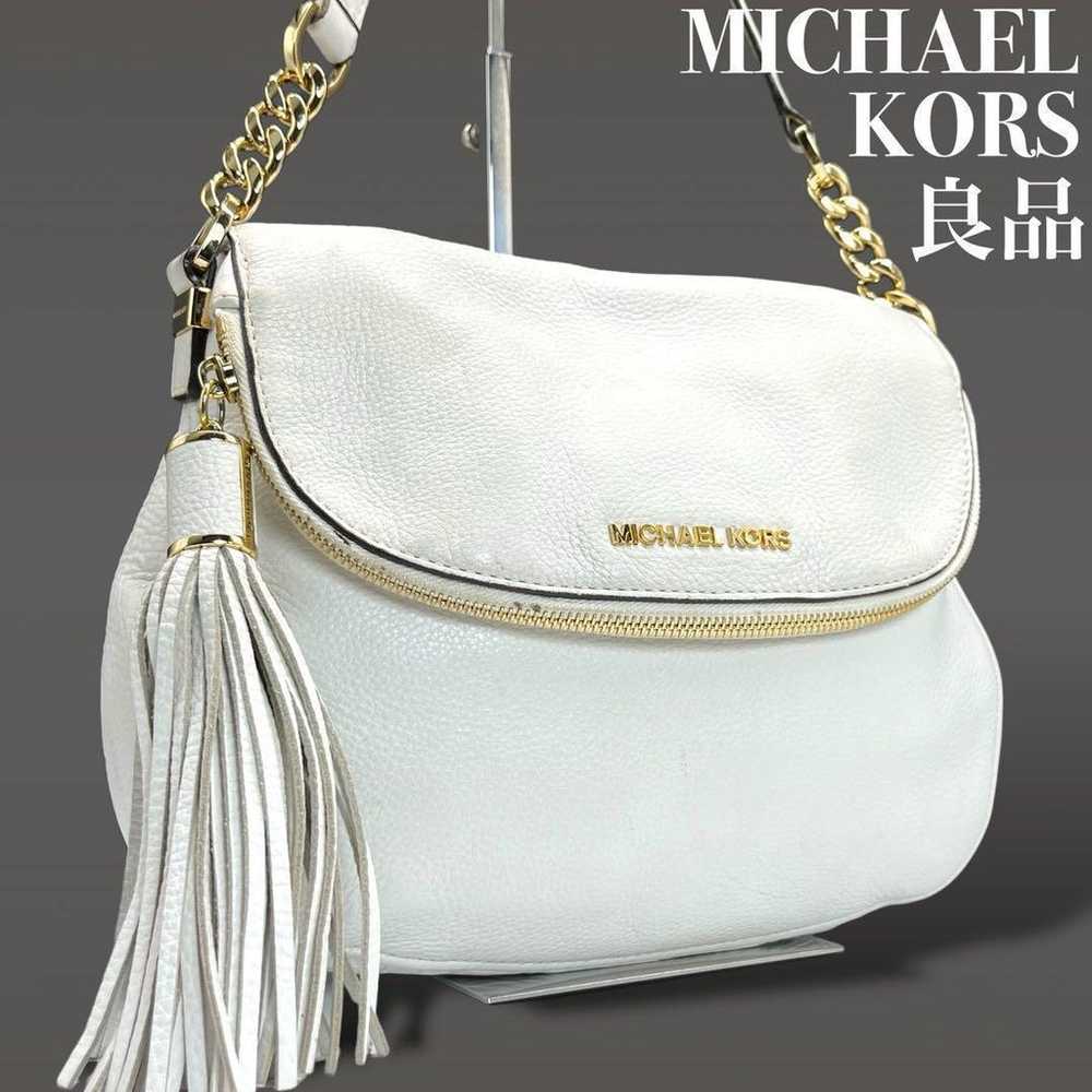 【Good Condition】MICHAEL KORS Shoulder Bag Leather… - image 1