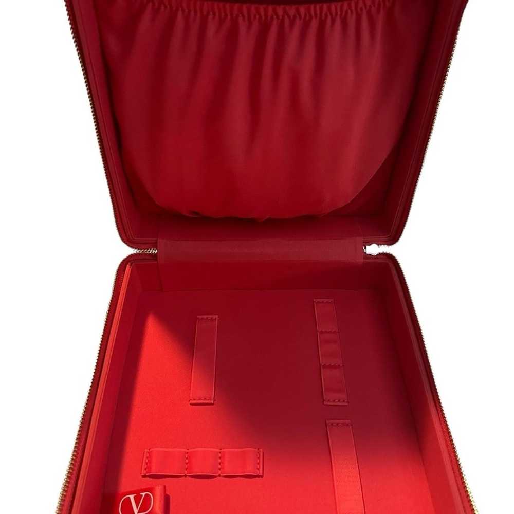 Valentino Travel Case- Red TROUSSE DE VOYAGE - image 4