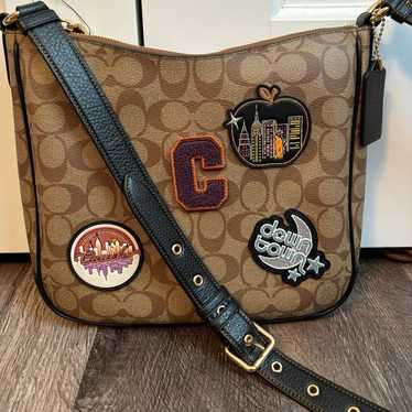 COACH Ellie File Bag In Signature Canvas With Disc