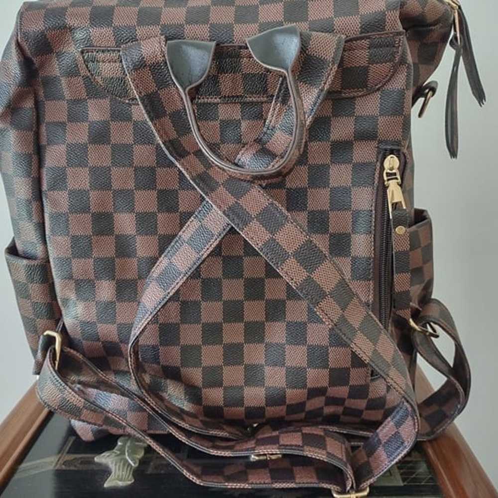 Checkered Backpack - image 2